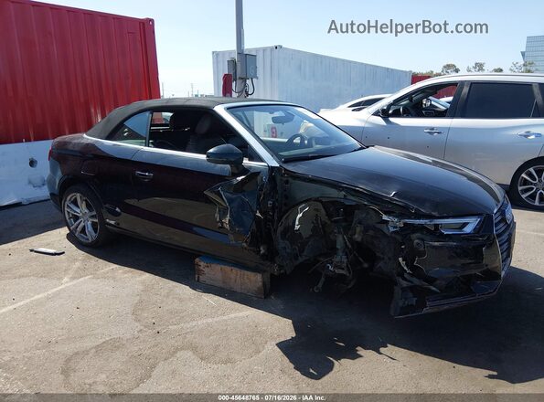 WAU6ULFF8J1000249 2018 AUDI A3 Black უკანა სალონის ხედი