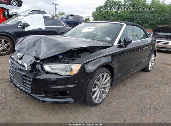 WAU78LFF5G1095015 2016 AUDI A3 Black წინა ხედი