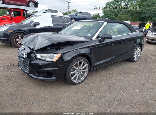 WAU78LFF5G1095015 2016 AUDI A3 Black წინა მარცხენა ხედი სამი მეოთხედიდან