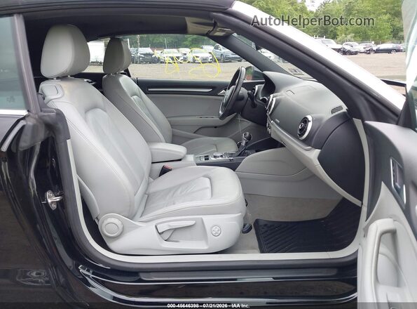 WAU78LFF5G1095015 2016 AUDI A3 Black წინა სალონის ხედი