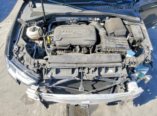 WAU78LFF6H1056760 2017 AUDI A3 Black Սալոնի հետևի տեսք