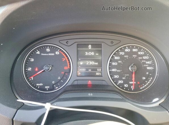 WAU78LFF6H1056760 2017 AUDI A3 Black Սարքավորումների վահանակի տեսք