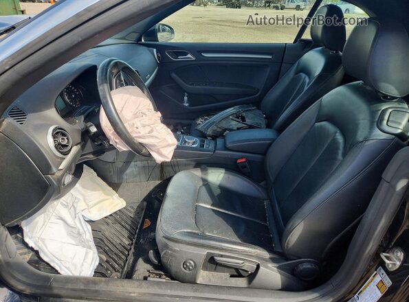 WAU78LFF9G1055696 2016 AUDI A3 Black წინა სალონის ხედი