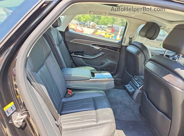 WAU8DAF83KN002239 2019 AUDI A8 Black Vista de los asientos traseros