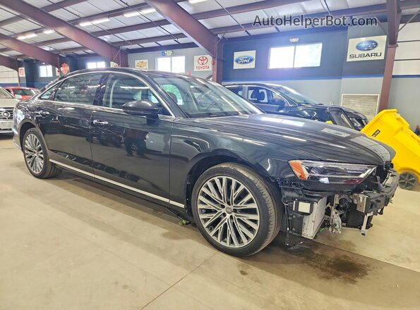 WAU8DAF85KN013825 2019 AUDI A8 Black Delantero derecho