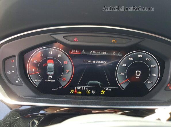 WAU8DAF85KN017647 2019 AUDI A8 Серый Вид щитка приборов