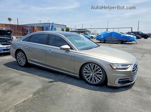 WAU8DAF85KN017647 2019 AUDI A8 Серый Передняя правая четверть
