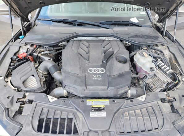 WAU8DAF86KN016314 2019 AUDI A8 Серый Вид задней части салона