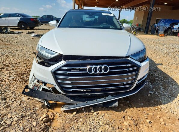 WAU8DAF89KN013116 2019 AUDI A8 White Вид спереду