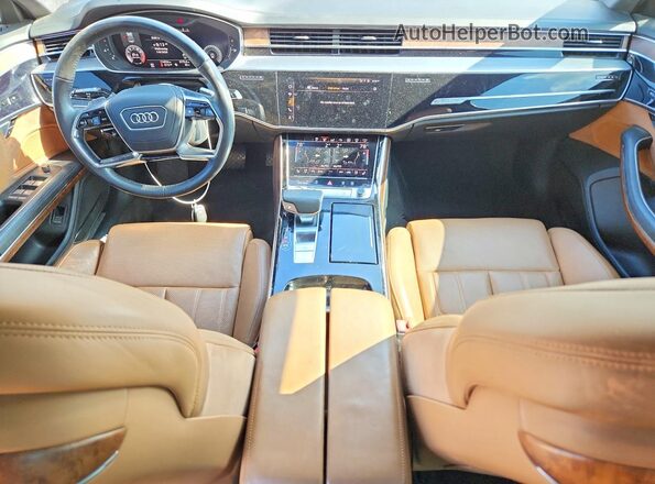 WAU8DAF89KN013116 2019 AUDI A8 White Вид панелі приладів