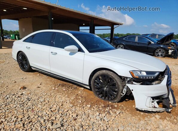 WAU8DAF89KN013116 2019 AUDI A8 White Передня права чверть