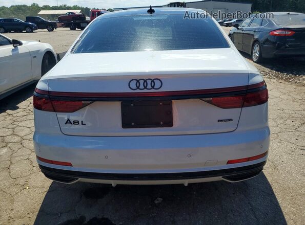 WAU8DAF89MN021980 2021 AUDI A8 White Widok z tyłu