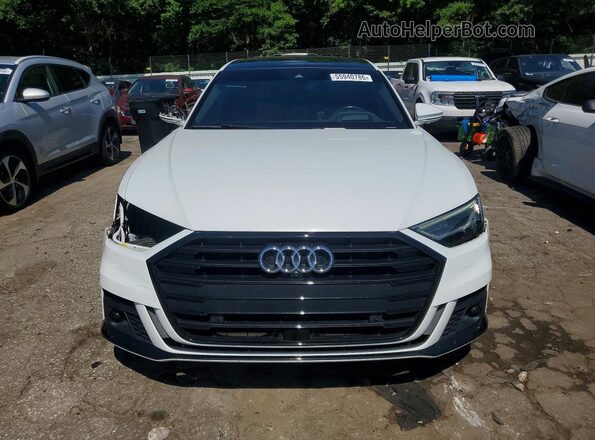WAU8DAF89MN021980 2021 AUDI A8 White Widok z przodu