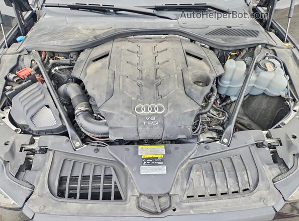 WAU8EAF86LN012410 2020 AUDI A8 Black უკანა სალონის ხედი