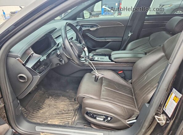 WAU8EAF86LN012410 2020 AUDI A8 Black წინა სალონის ხედი