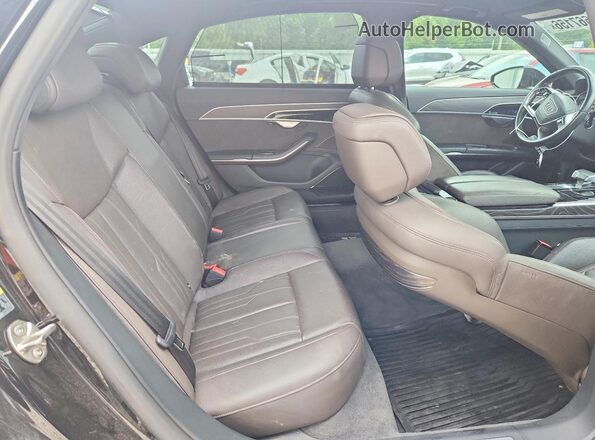 WAU8EAF86LN012410 2020 AUDI A8 Black უკანა სავარძლების ხედი
