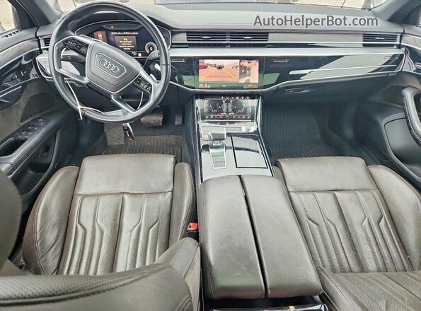 WAU8EAF86LN012410 2020 AUDI A8 Black წინა პანელის ხედი