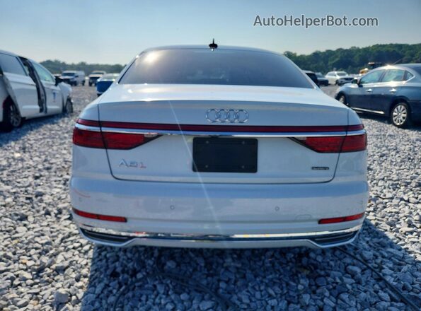 WAU8EAF88LN003076 2020 AUDI A8 White Widok z tyłu