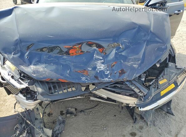WAU8EAF88LN014580 2020 AUDI A8 Синий Вид задней части салона