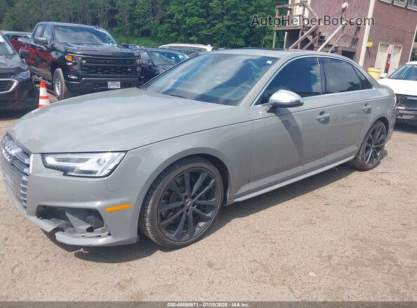 WAUA4AF46KA110053 2019 AUDI S4 Green Передня ліва чверть