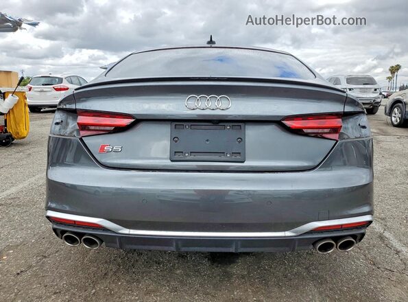 WAUA4CF56NA028154 2022 AUDI S5 Gray უკანა ხედი