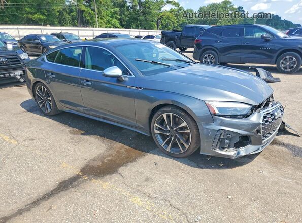 WAUA4CF56NA033225 2022 AUDI S5 Серый Передняя правая четверть