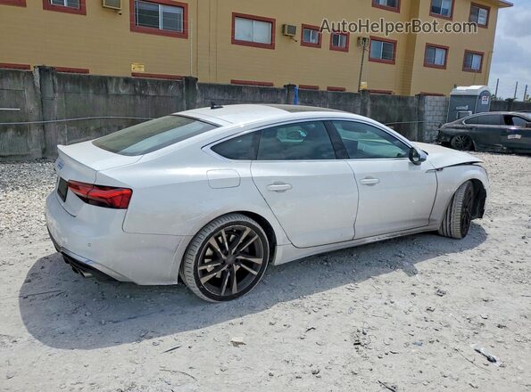 WAUA4CF5XSA003902 2025 AUDI S5 White Задня права чверть