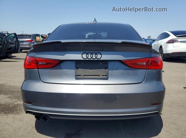 WAUA7GFF2G1031224 2016 AUDI A3 Gray Rear view