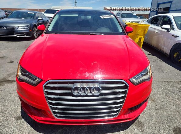 WAUA7GFF3G1031832 2016 AUDI A3 Red წინა ხედი