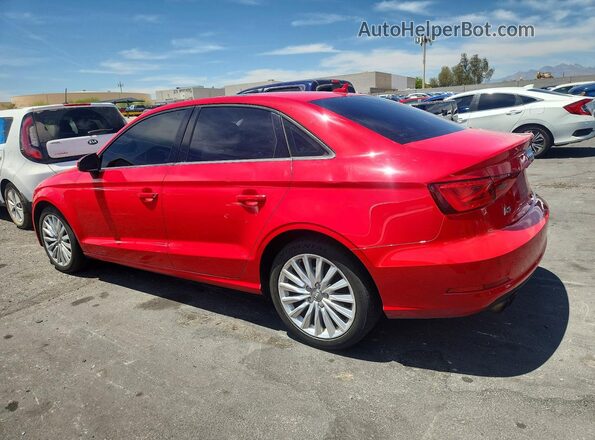 WAUA7GFF3G1031832 2016 AUDI A3 Red უკანა მარცხენა
