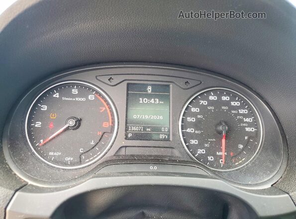 WAUA7GFF6G1010859 2016 AUDI A3 Черный Вид щитка приборов