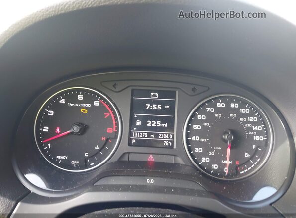 WAUA7GFF7G1037908 2016 AUDI A3 Black Հետևի նստատեղերի տեսք
