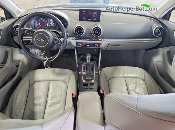 WAUA7GFF7G1040677 2016 AUDI A3 Blue Dashboard view