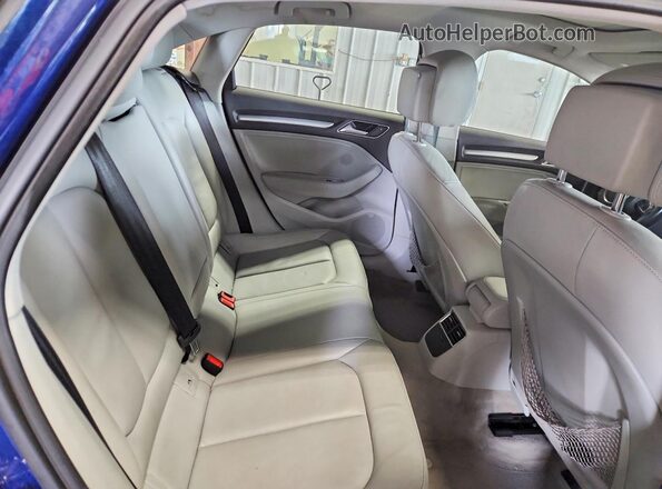 WAUA7GFF7G1040677 2016 AUDI A3 Blue Rear seats view