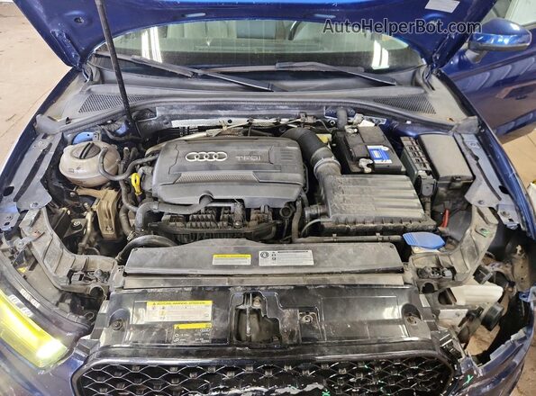 WAUA7GFF7G1040677 2016 AUDI A3 Blue Rear interior view