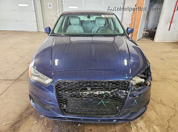 WAUA7GFF7G1040677 2016 AUDI A3 Blue Front view
