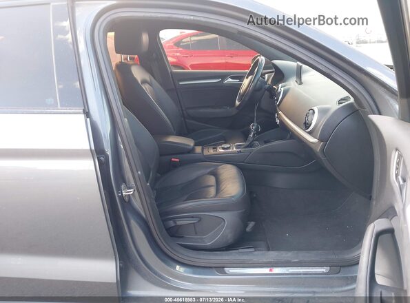 WAUA7GFF7G1040906 2016 AUDI A3 Gray წინა სალონის ხედი