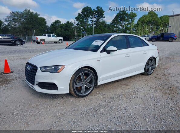 WAUA7GFF8G1069010 2016 AUDI A3 White Առջևի ձախ երեք քառորդ տեսարան