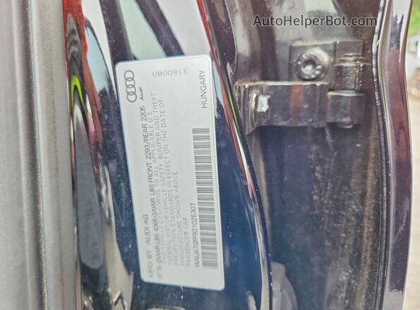 WAUA7GFF9G1025307 2016 AUDI A3 Black Widok komory silnika
