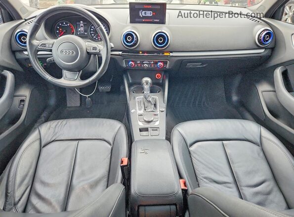 WAUA7GFF9G1025307 2016 AUDI A3 Black Widok deski rozdzielczej