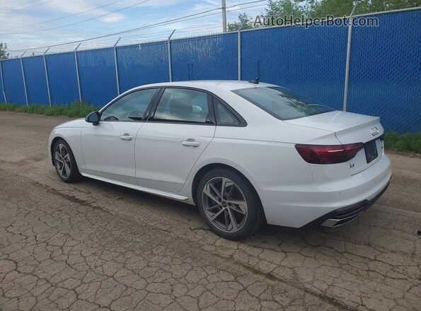 WAUAAAF45RN015379 2024 AUDI A4 White Trasero izquierdo