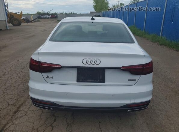 WAUAAAF45RN015379 2024 AUDI A4 White Vista trasera