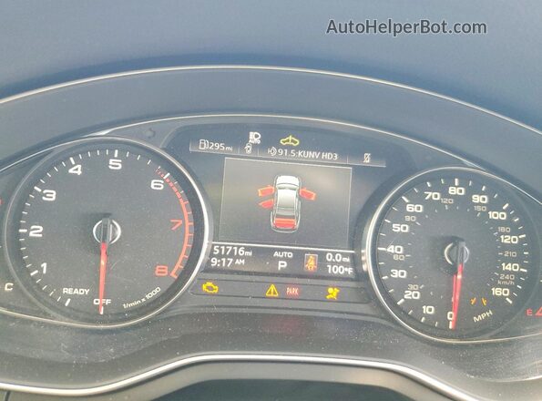 WAUABAF40MN010080 2021 AUDI A4 Black Вид щитка приладів