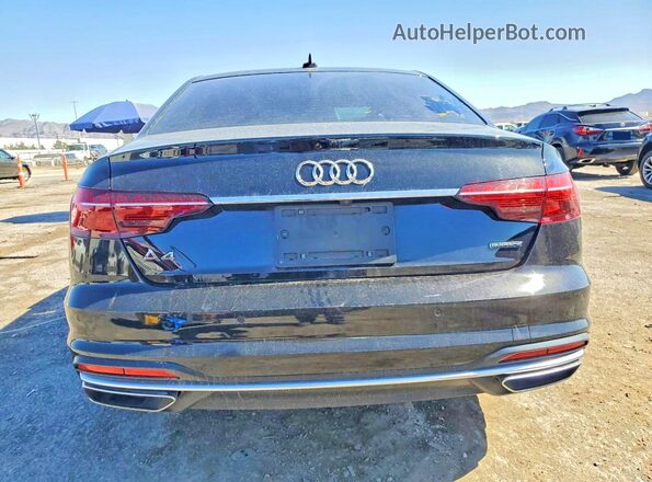 WAUABAF40MN010080 2021 AUDI A4 Black Вид ззаду