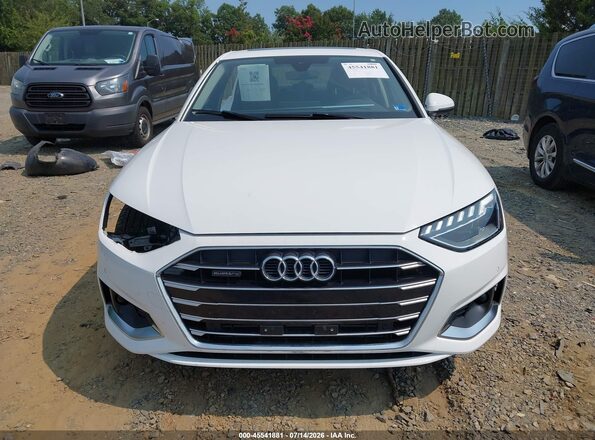 WAUABAF40PA011600 2023 AUDI A4 White Widok wnętrza z tyłu