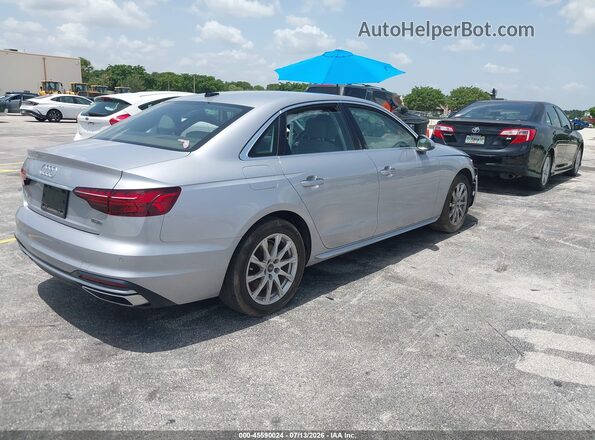 WAUABAF41MA077665 2021 AUDI A4 Silver Задня права чверть