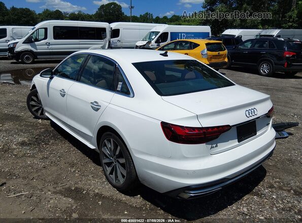 WAUABAF41PN022131 2023 AUDI A4 White Задня ліва чверть