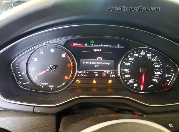 WAUABAF42MA078355 2021 AUDI A4 Black ხელსაწყოთა პანელის ხედი