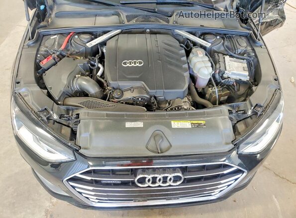 WAUABAF42MA078355 2021 AUDI A4 Black უკანა სალონის ხედი