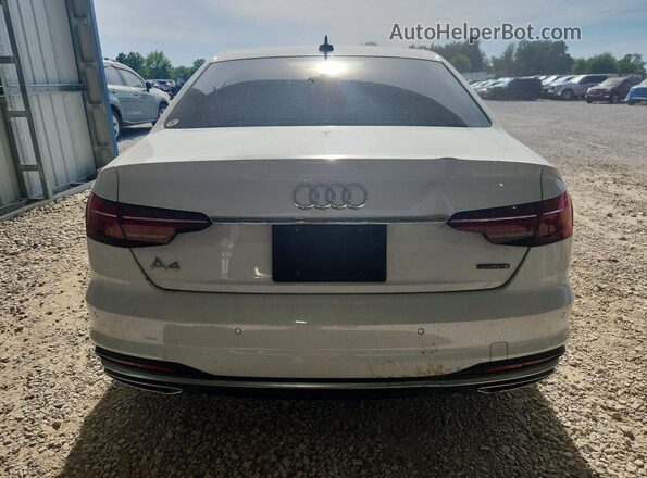 WAUABAF44MA070189 2021 AUDI A4 White Vista trasera